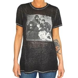 Universal Black Graphic Short Sleeve Tee